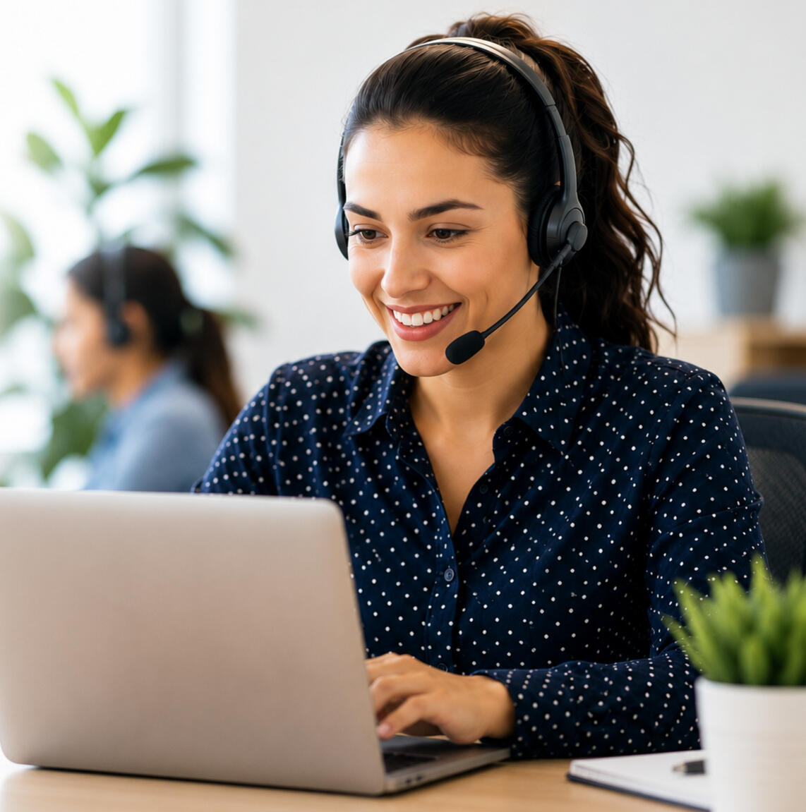 Customer Support Services Customer support specialist assisting clients through phone, email, and live chat support.